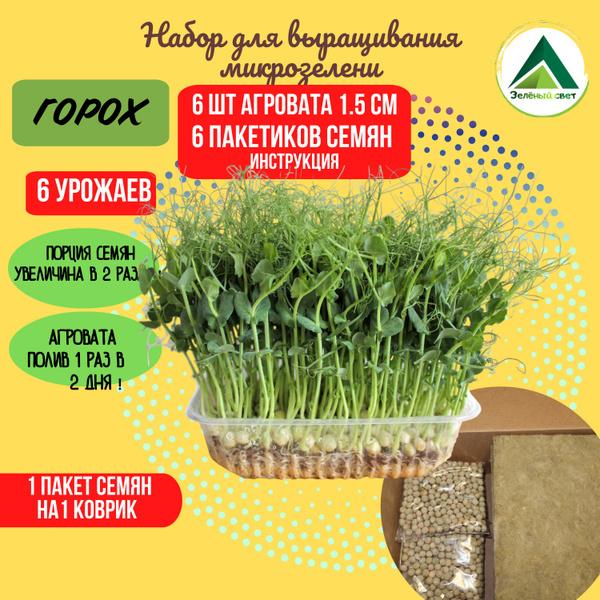 Набор для выращивания, Горох, Однолетник купить по выгодной цене в ...
