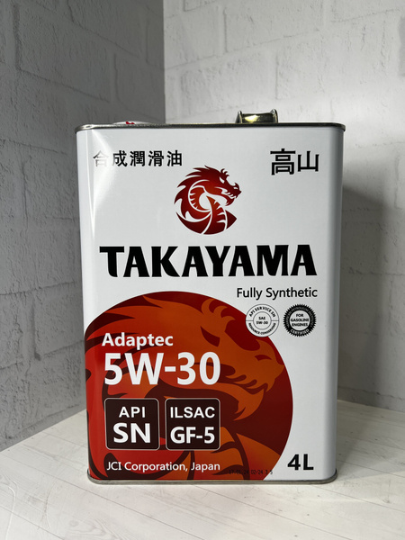 Масло моторное TAKAYAMA 5W-30 Синтетическое - купить в интернет ...