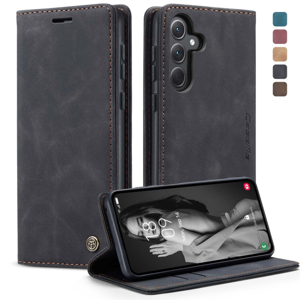 Caseme Кожаный чехол для Samsung Galaxy A55 (5G) / Самсунг Галакси А55 ...
