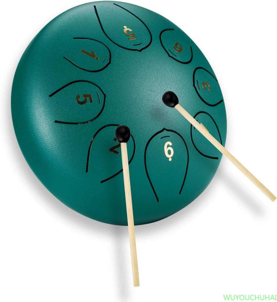 Глюкофон барабан 8 лепестков 16 см, музыкальный барабан, ханг ...