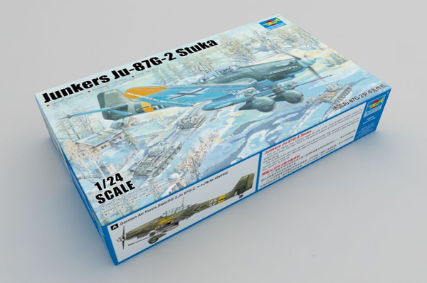 Maquette Trumpeter 1/24 – Junkers Ju-87G-2 Stuka – Kit Avion Militaire – Plastique