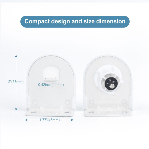 Rollerhouse Кронштейны для роллет на окна с электроприводом, диаметр ...