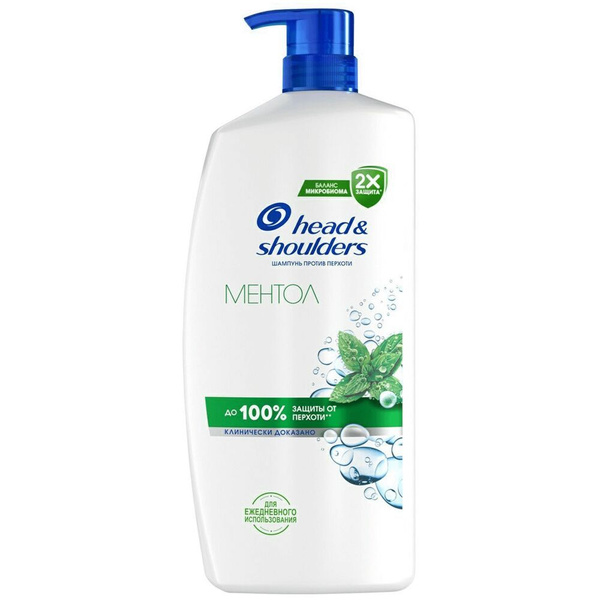 Head & Shoulders Шампунь Ментол, 800 мл. - купить с доставкой по ...
