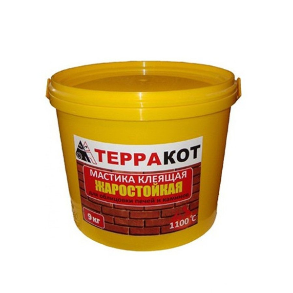 Мастика жаростойкая универсальная Терракот, 9 кг купить на OZON по ...