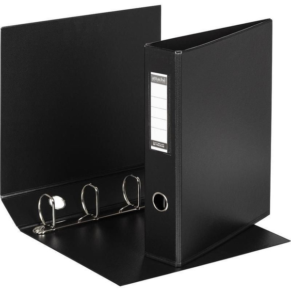 Папка на 4-х кольцах 60мм черная - купить с доставкой по выгодным ценам ...