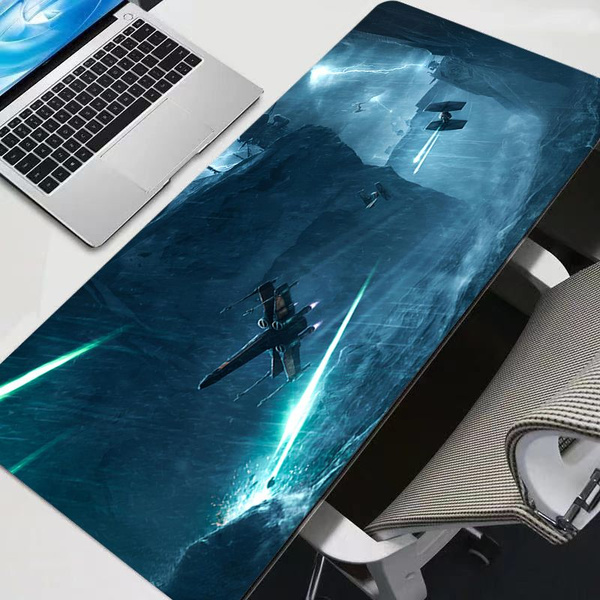 Star Wars Игровой коврик для мыши HTDjjtPX, XXL, оливковый, пурпурный ...