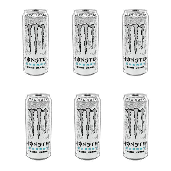 Энергетический напиток Monster Energy Ultra White Zero, 500 мл x 6 шт ...