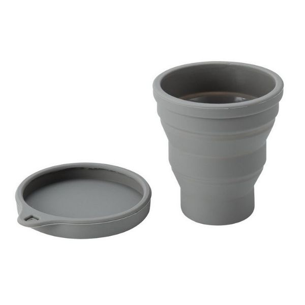 Складной силиконовый стаканчик с крышкой 170 мл. - купить с доставкой ...