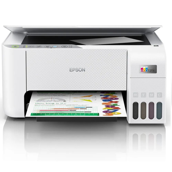 Epson МФУ Струйное L3251, белый купить на OZON по низкой цене (1746293363)