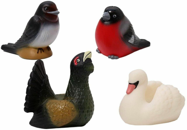 Фигурки Весна "Изучаем птиц", Коллекция 1, ПВХ, 4 шт - купить с ...