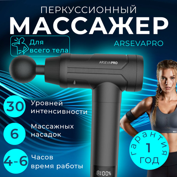 Массажный прибор для тела, шеи и спины, рук и ног перкуссионный ...
