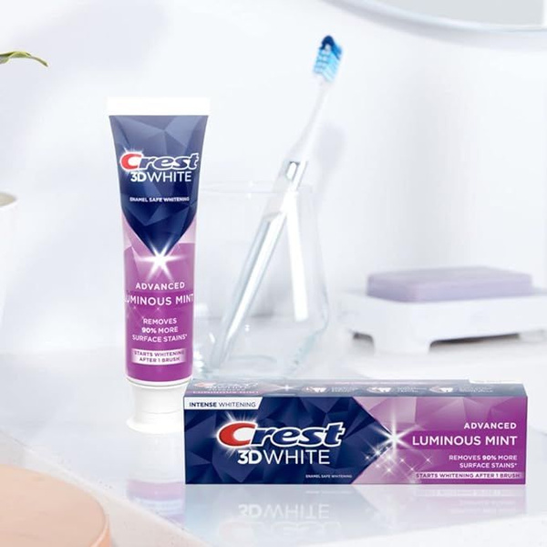 Crest 3D White Luminous Mint Отбеливающая зубная паста 104 грамм ...