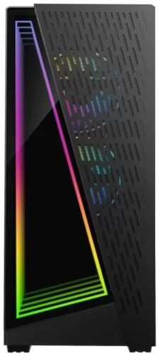 Корпус для ПК черный, Middle Tower, АТХ, Micro-ATX ALSEYE (X3-B) сетка ...