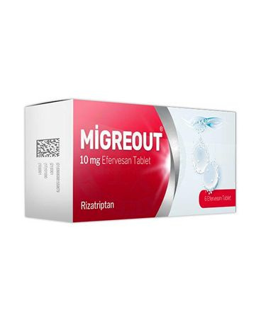 Migreout, МигреАут, 10мг 6 шипучих таблеток, Амигран Турция - купить с ...