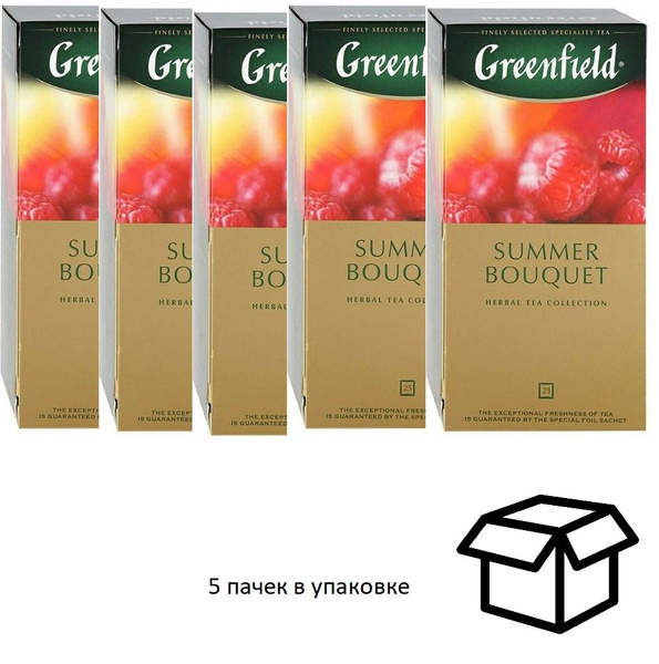 Чай травяной Greenfield Summer Bouquet 25 пакетиков 5 шт - купить с ...