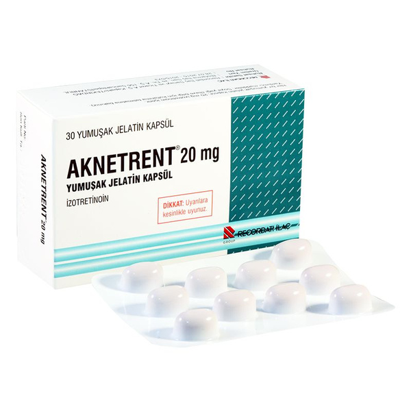 Aknetrent , Акнетрент 20 мг, 30 капсул, Турция - купить с доставкой по ...