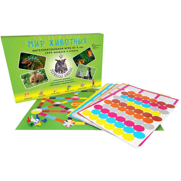 Настольная игра викторина про животных Know How Мир животных - купить с ...