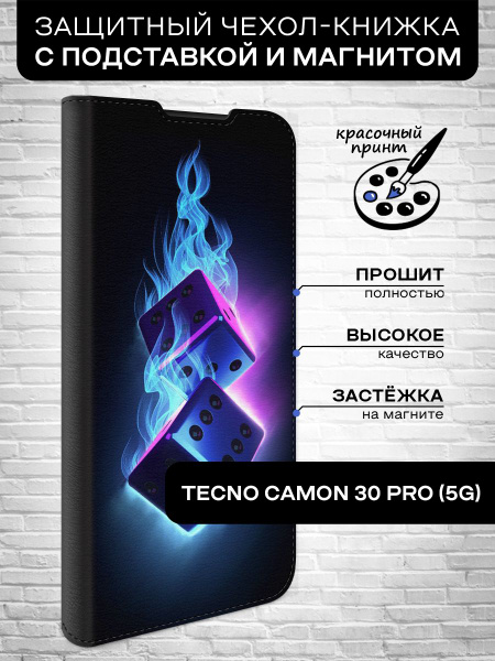 Чехол-книжка для Tecno Camon 30 Pro (5G) (Техно Камон 30 Про 5Г ...
