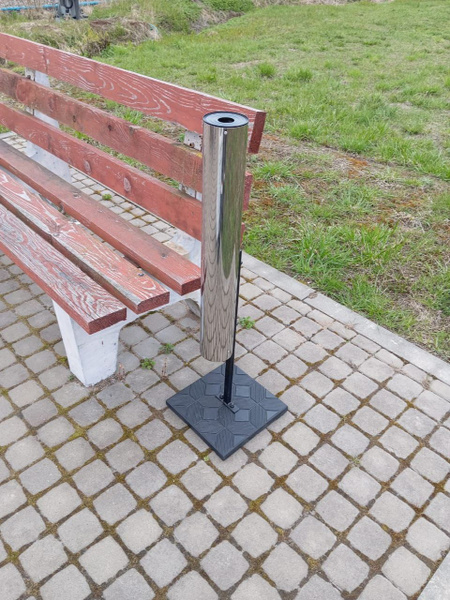 Пепельница урна уличная, Нержавеющая сталь с покрытием, зеркальный ...