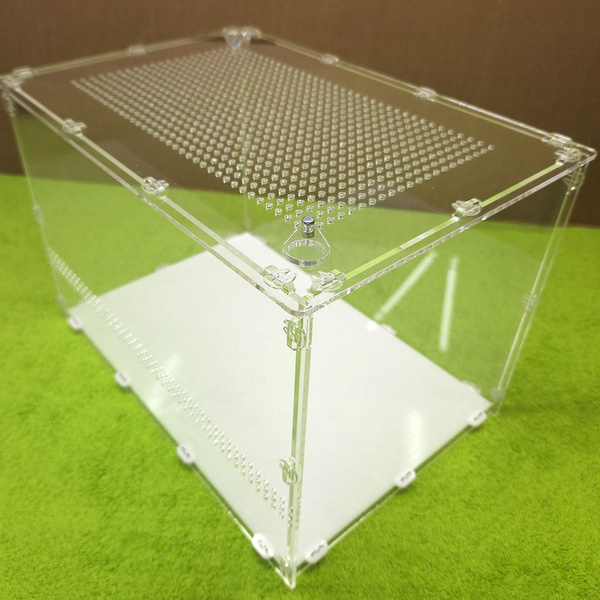 Акриловый террариум на 12 литров (30х20х20) от MyAnts для улиток ...