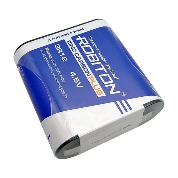 Батарейка солевая ROBITON 3R12 4.5В - купить с доставкой по выгодным ...