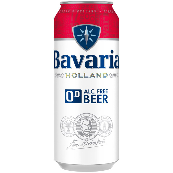 Пиво Bavaria Alcohol free безалкогольное, 0.45л х 3 штуки (остаток ...