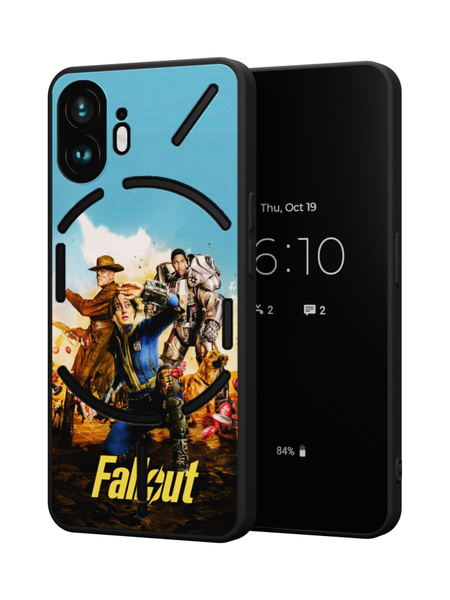 Силиконовый чехол Mcover для Nothing Phone 2 (Насинг Фон 2), Fallout ...