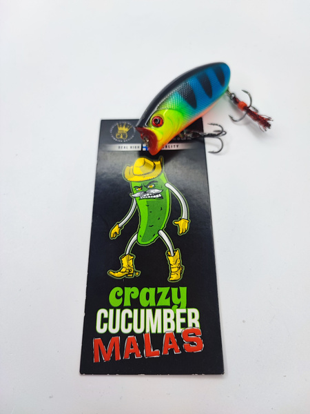 Воблер Поппер ЯжеРЫБАК CRAZY CUCUMBER MALAS, 0.01-0.3 м купить по ...