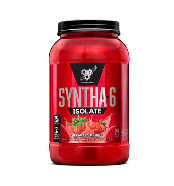 Протеин BSN Syntha-6 Isolate (912 г) Молочный коктейль с клубникой ...
