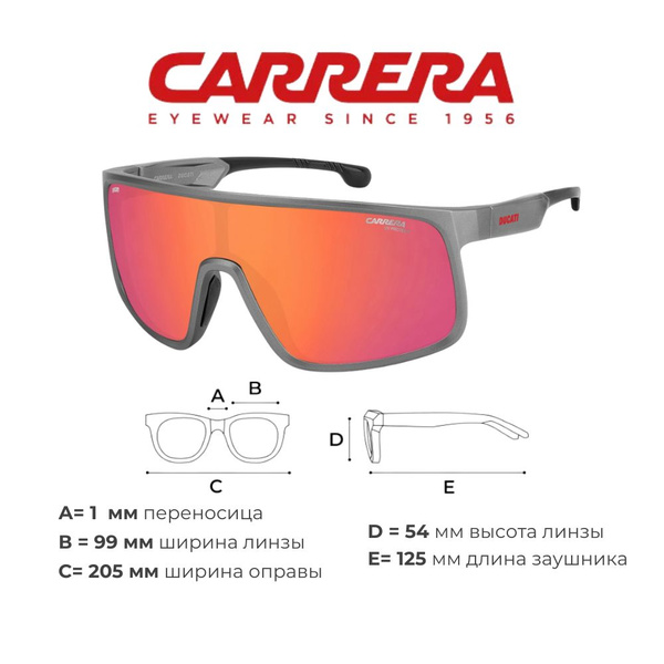 Carrera Ducati CARDUC 017/S Black/Black Shaded 99/1/125 Mens Zonnebrillen