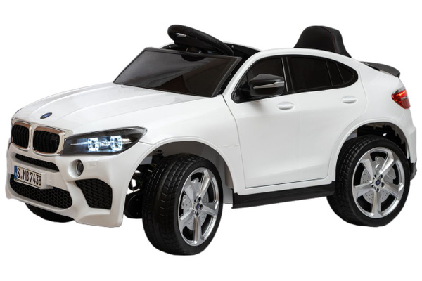 Детский электромобиль БМВ x6m 4x4 Белый - купить с доставкой по ...