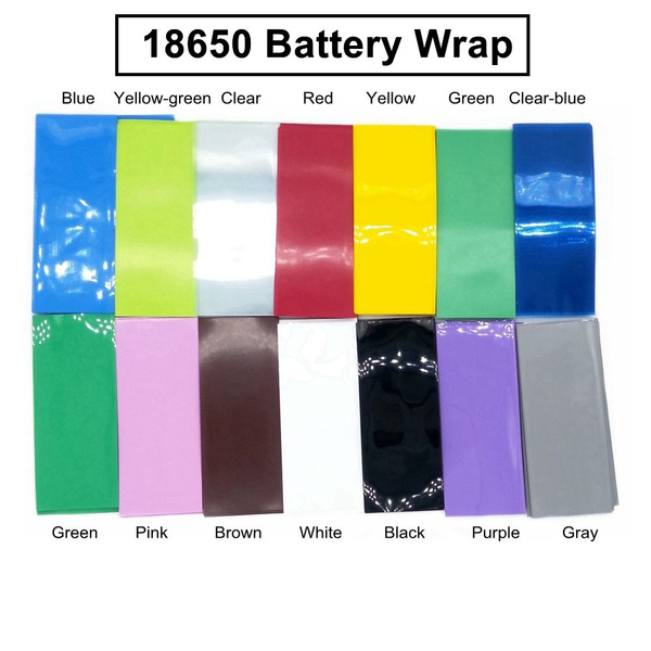10шт. 18650 Батарея ПВХ термоусадочная трубка, размер 72x30 мм - купить ...