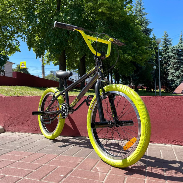 Велосипед трюковой BMX TECH TEAM GOOF 20" черный / на рост 130-165см ...