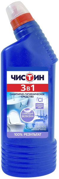 Средство для сантехники и дезинфекции Чистин, гель, 750 мл - купить с ...