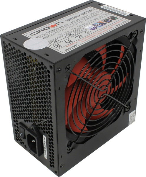 Блок питания 500 Вт ATX CROWN PLUS CM-PS500W, 120 мм, Bulk (OEM ...