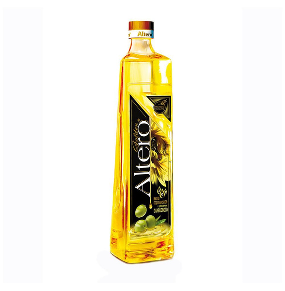Масло подсолнечное Golden с оливковым, Altero, 810 мл, Россия - купить ...