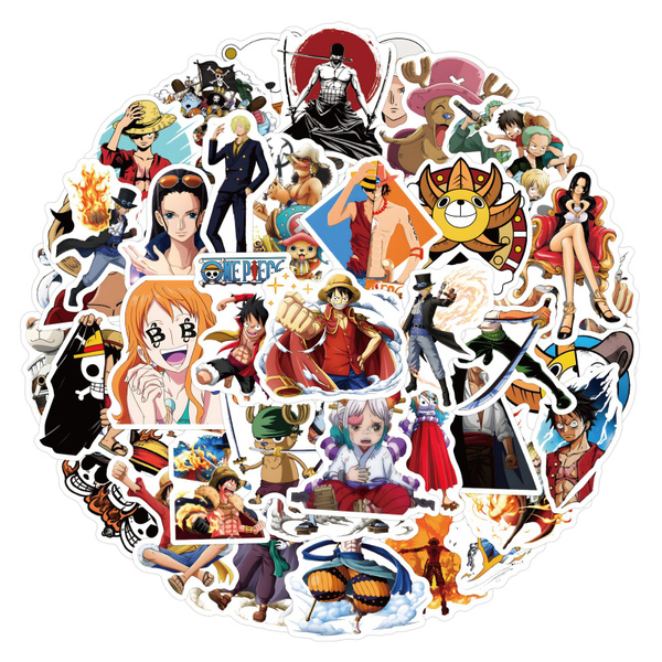 Наклейки Ван Пис / One Piece X206 водостойкие 50шт (4-8см) - купить с ...