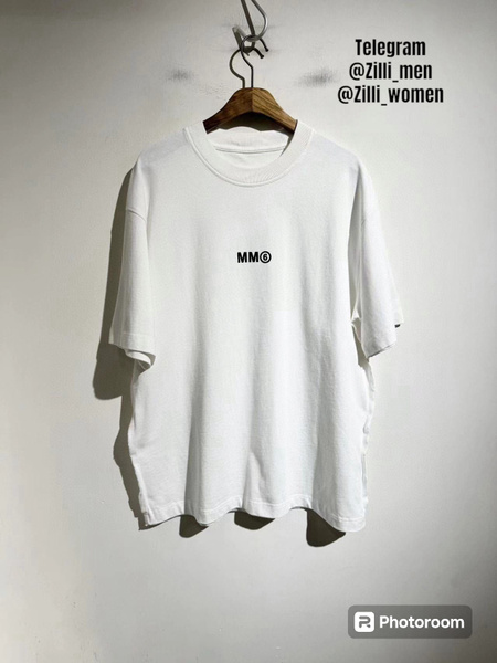 Футболка MAISON MARGIELA, размер 50, 52, цвет белый - купить по ...