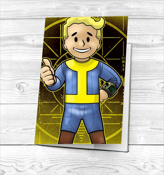 Обложка на паспорт экокожа GOODbrelok Fallout, Фоллаут №3 - купить с ...