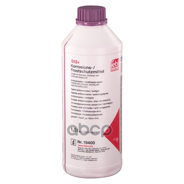 Антифриз Febi Febi Universal G12+ Концентрат Фиолетовый 1,5 Л 19400 ...
