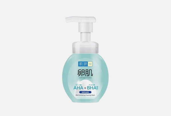 Пенка для умывания с кислотами HADA LABO AHA/BHA Foaming Wash, 160 мл ...