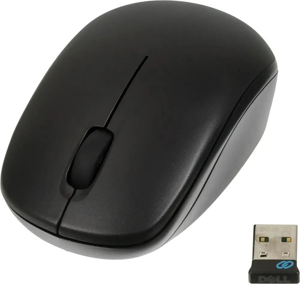 Мышь беспроводная Dell Mouse WM126 Wireless; USB; optical; 1000 dpi; 3 ...