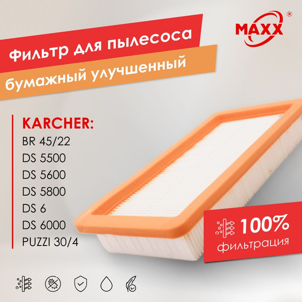 Фильтр MAXX бумажный улучшенный для пылесоса Karcher DS 6 5500 5600 ...