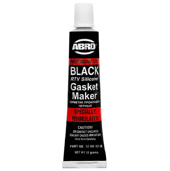 Abro герметик прокладочный abro black gasket maker, 32г 12abch32 ...