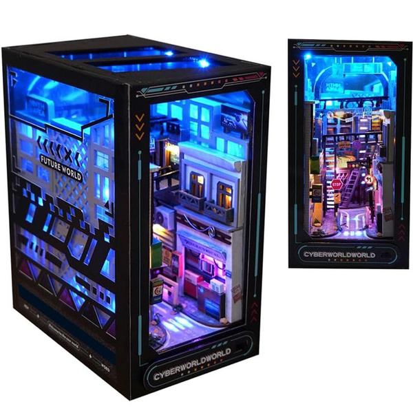 Румбокс киберпанк book nook roombox cyberpunk купить на OZON по низкой ...