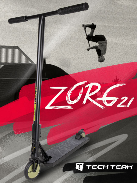 Самокат Трюковой Tech Team Zorg 21, - купить по выгодной цене в ...