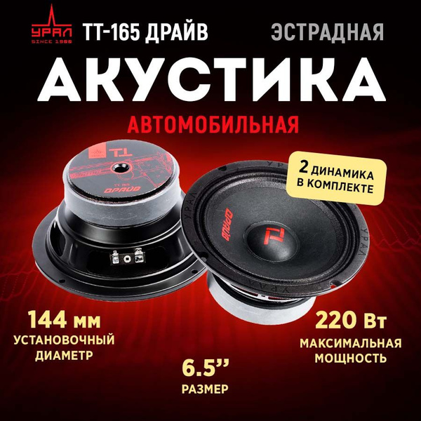 Акустика УРАЛ ТТ-165 ДРАЙВ, эстрадная - купить по выгодной цене в ...