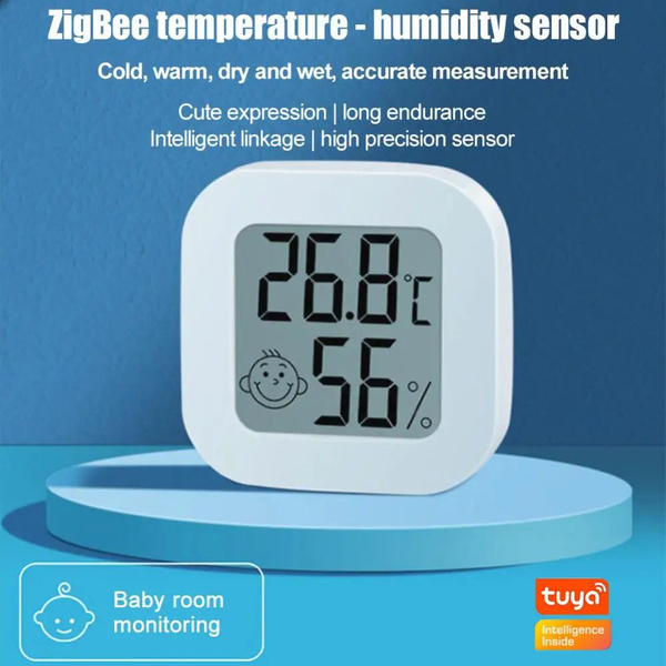 Умный датчик температуры и влажности Zigbee 3.0 Tuya с Алисой и Google ...