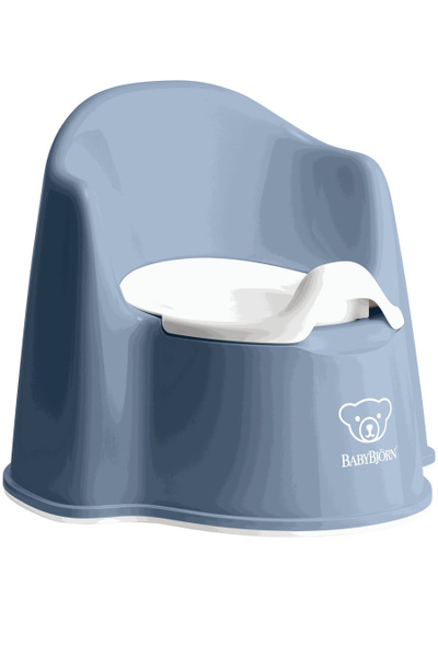 Горшок детский BabyBjorn Potty Chair,Deep Blue/White - купить с ...