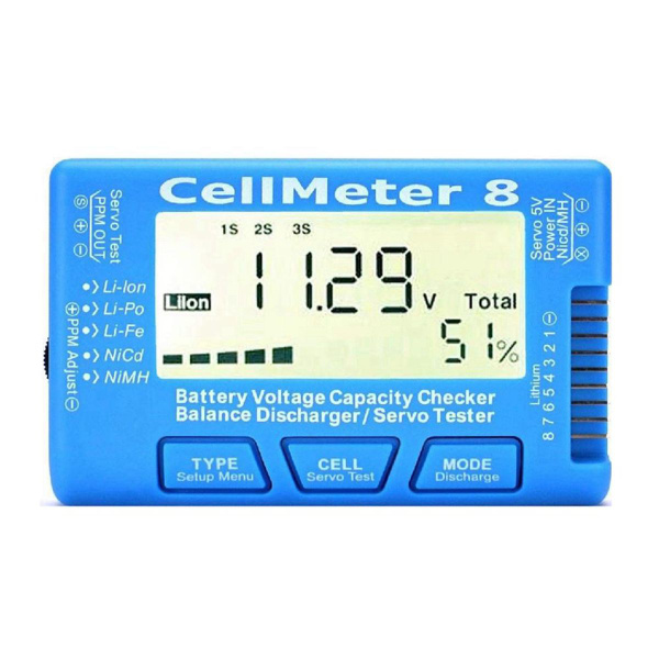 CellMeter-8 измеритель емкости аккумулятора для LiPo Life Li-ion купить ...